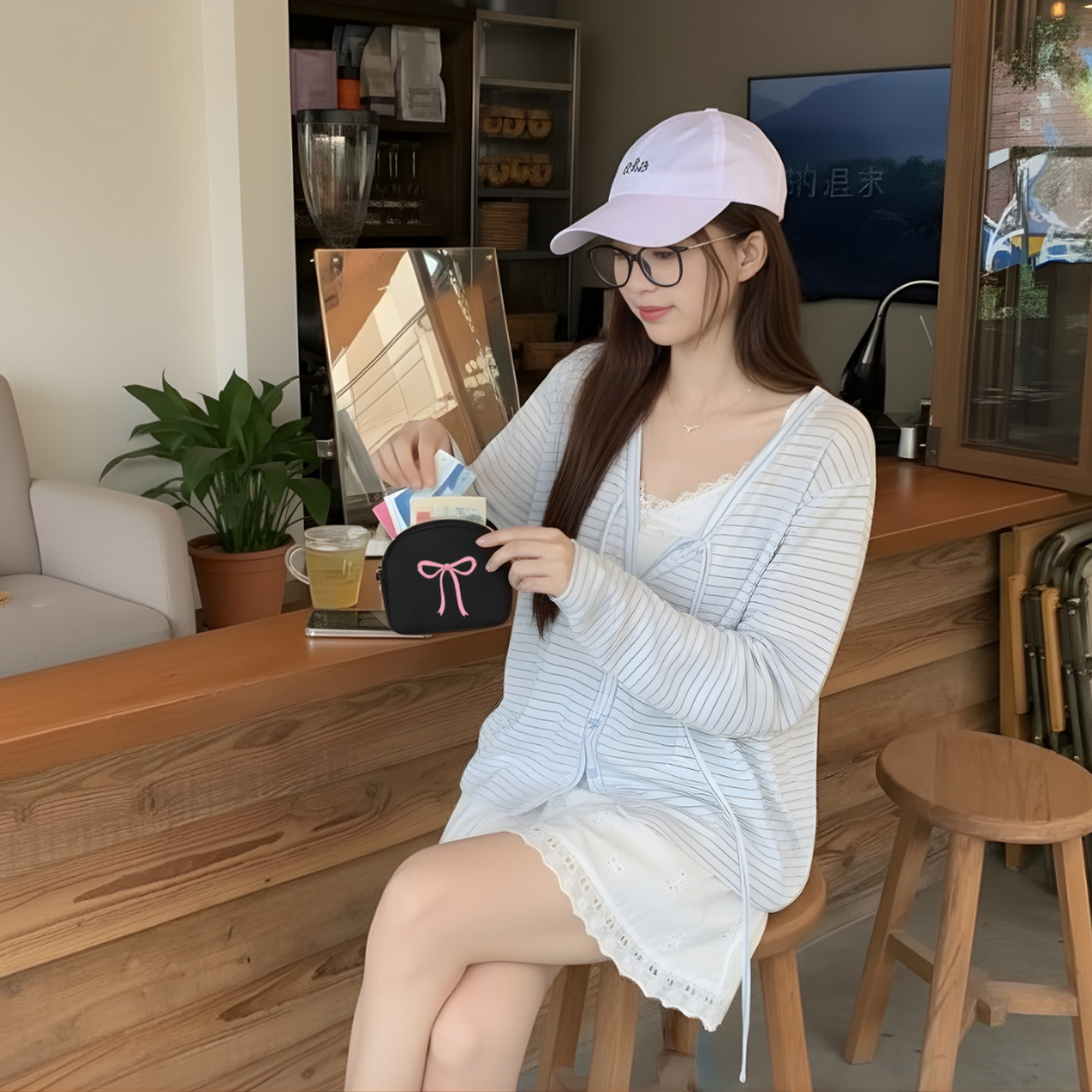 Ví Vải Canvas Mini In Họa Tiết Hoạt Hình Dễ Thương Có Khóa Kéo Đựng Thẻ Son Môi Chìa Khoá Tiện Dụng Cho Nữ | BigBuy360 - bigbuy360.vn