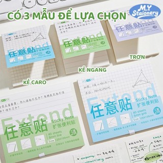  Set 40 tờ giấy ghi chú M.Y 7.6x7.6cm có thể gập lại và mở rộng,Giấy Note ghi nhớ bài kiểm tra cho học sinh 