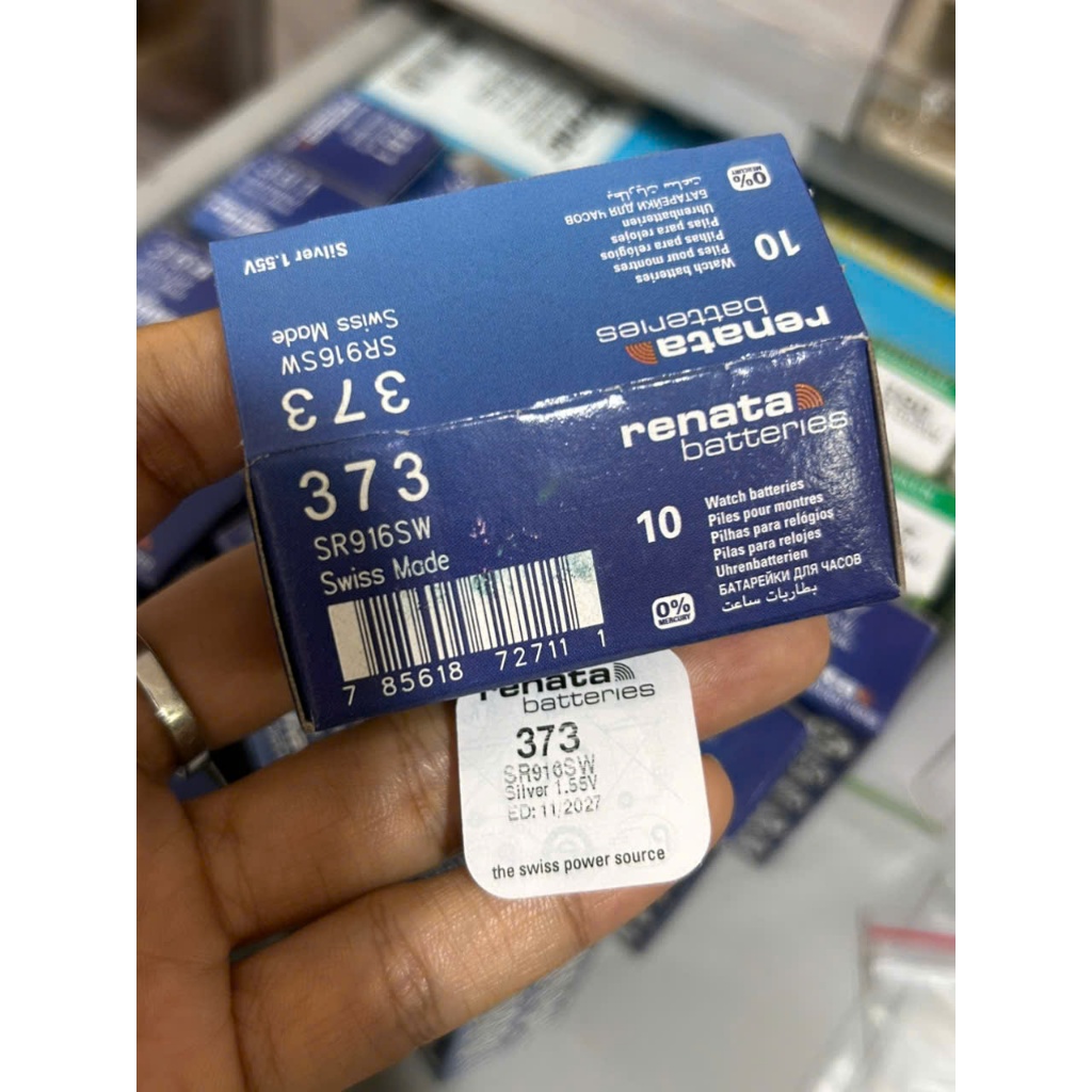 Hộp 1 Viên Pin Maxell 373 SR916SW 916 Pin Đồng Hồ Đeo Tay