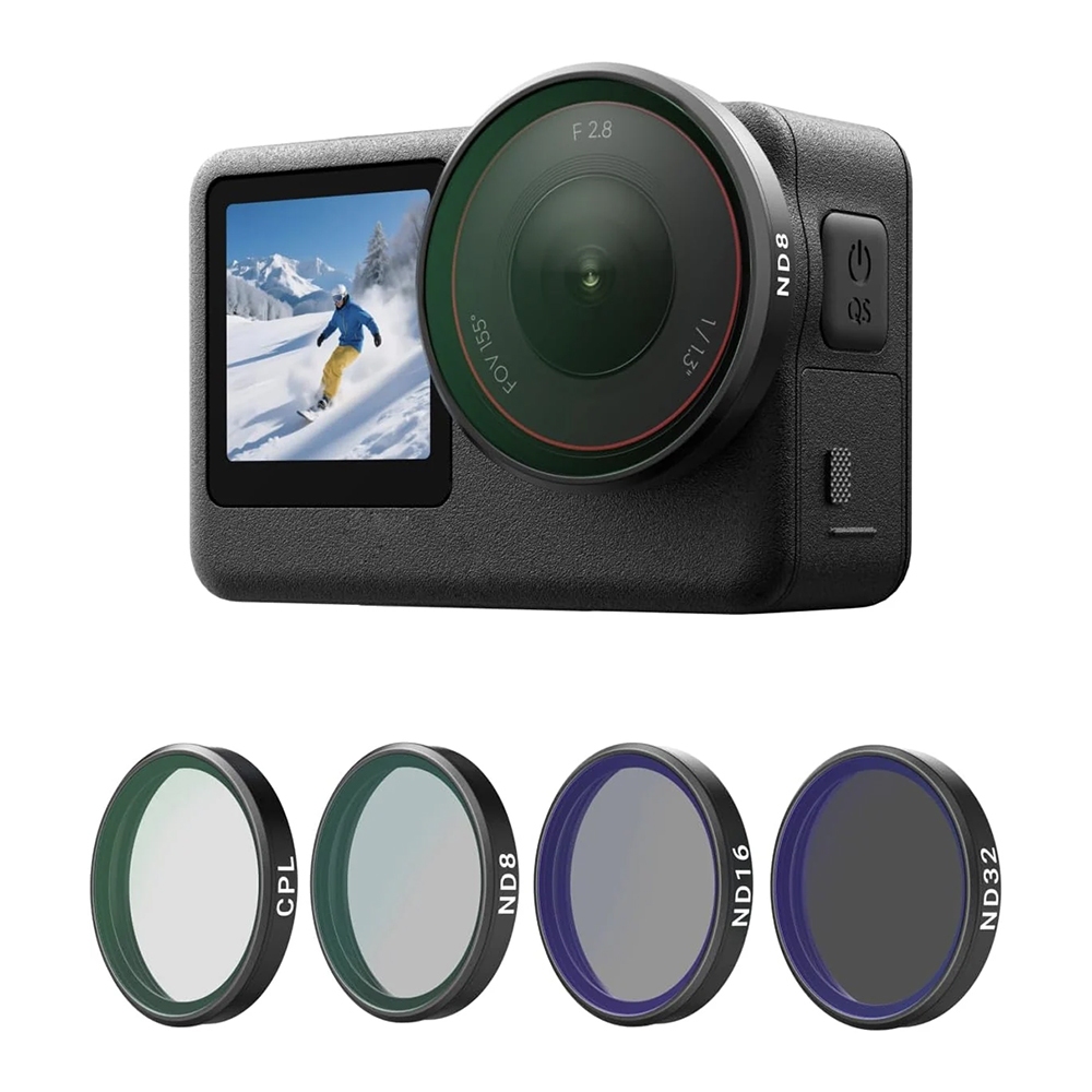 KÍNH LỌC CPL / ND / UV / VND2-32 DJI OSMO ACTION 6 TELESIN