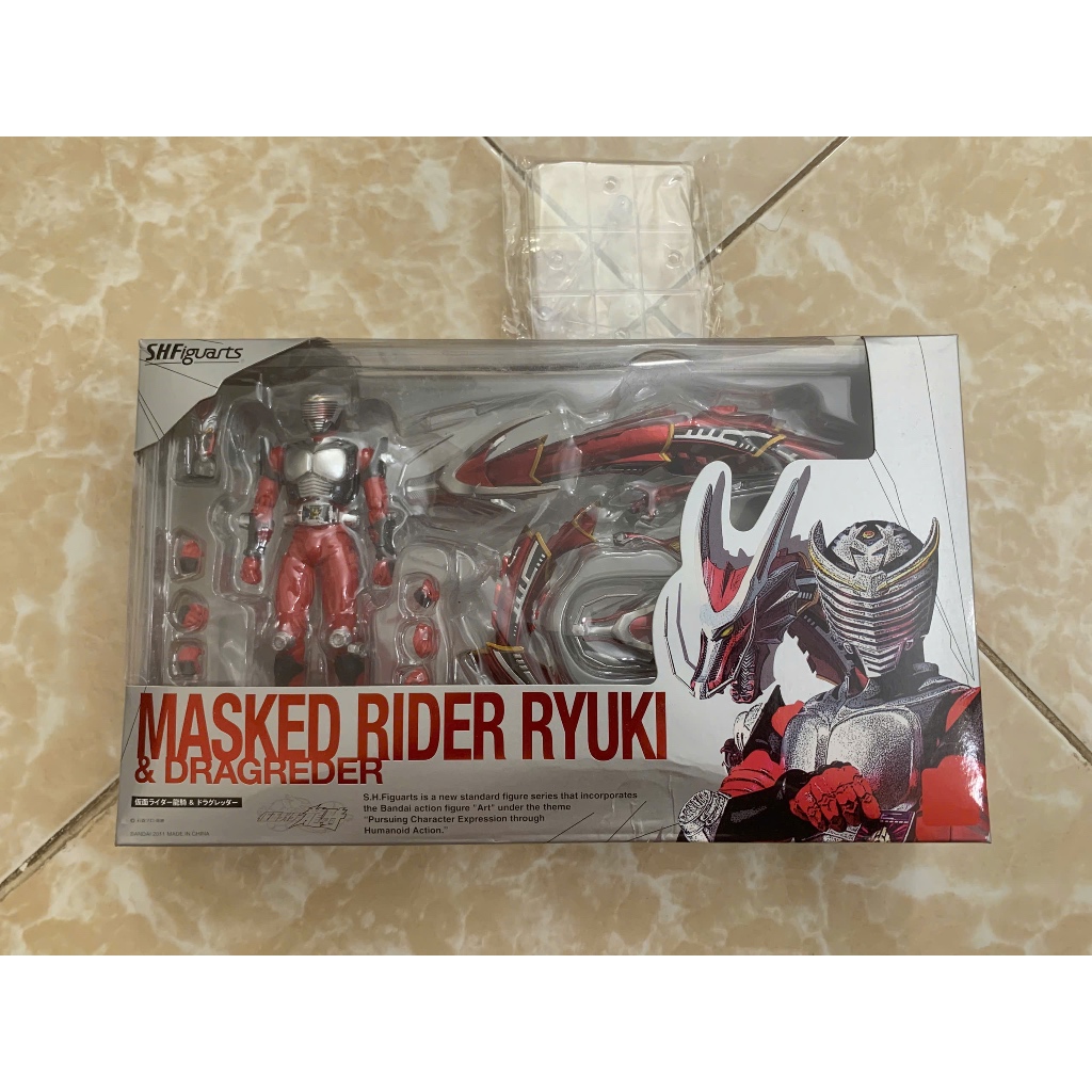 [F1 NEW SEAL tặng BASE] SHF Kamen Rider Ryuki - Ryuga - Đồ Chơi Mô Hình Hiệp Sĩ Mặt Nạ Phi Long - Tu