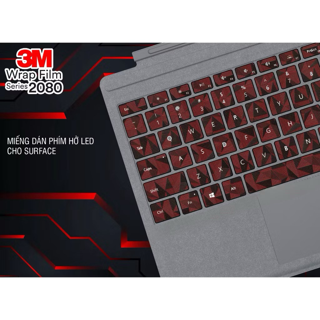 MIẾNG DÁN 3M HỞ ĐÈN LED cho Surface Pro, Surface Pro 3,4,5,6,7,8, Surface Pro X...