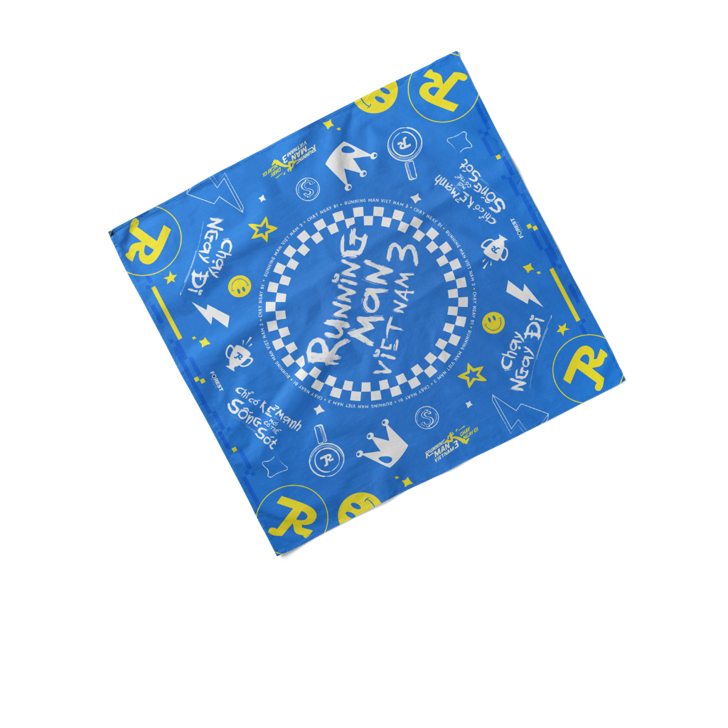 Khăn Bandana Running Man Vietnam 3 | Run:Drop Bandana | FOREST COLLECTIVE