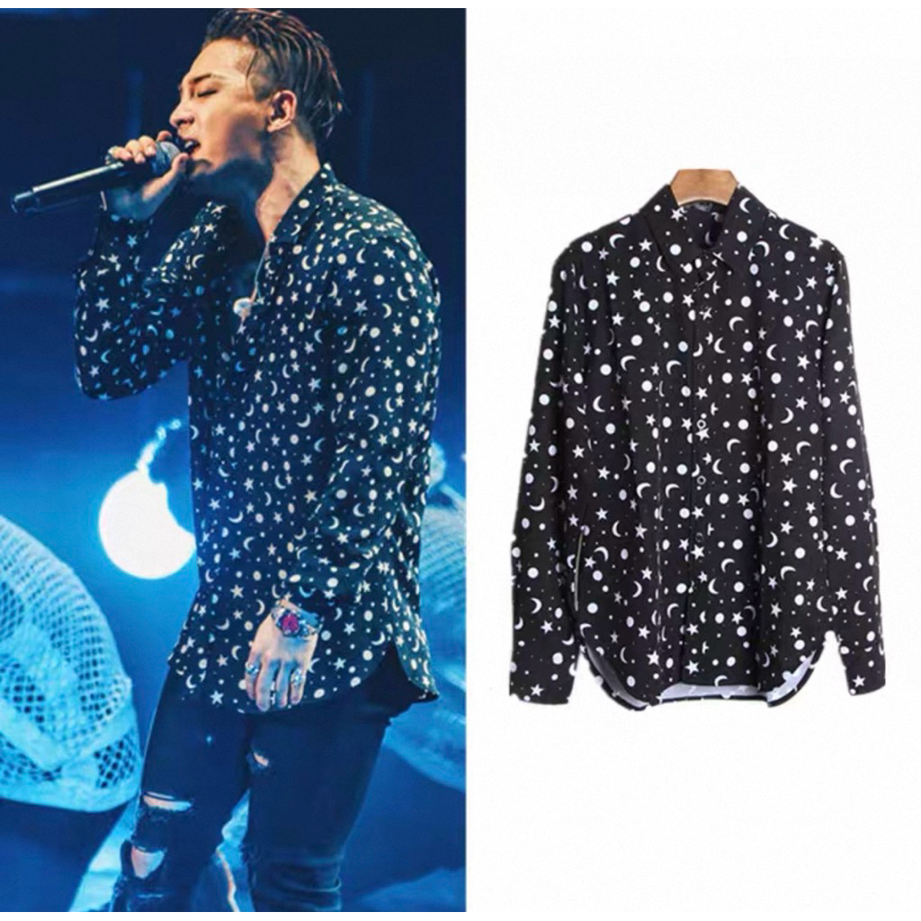 Áo Sơ Mi Saint Laurent Ngôi Sao TAEYANG BIGBANG