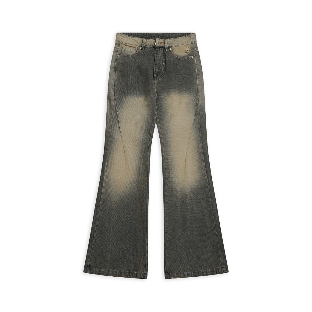 LOE GRIND FLARED JEANS WASH VER 1 - Quần jeans ống loe wash Whose Studio 1756 | BigBuy360 - bigbuy360.vn
