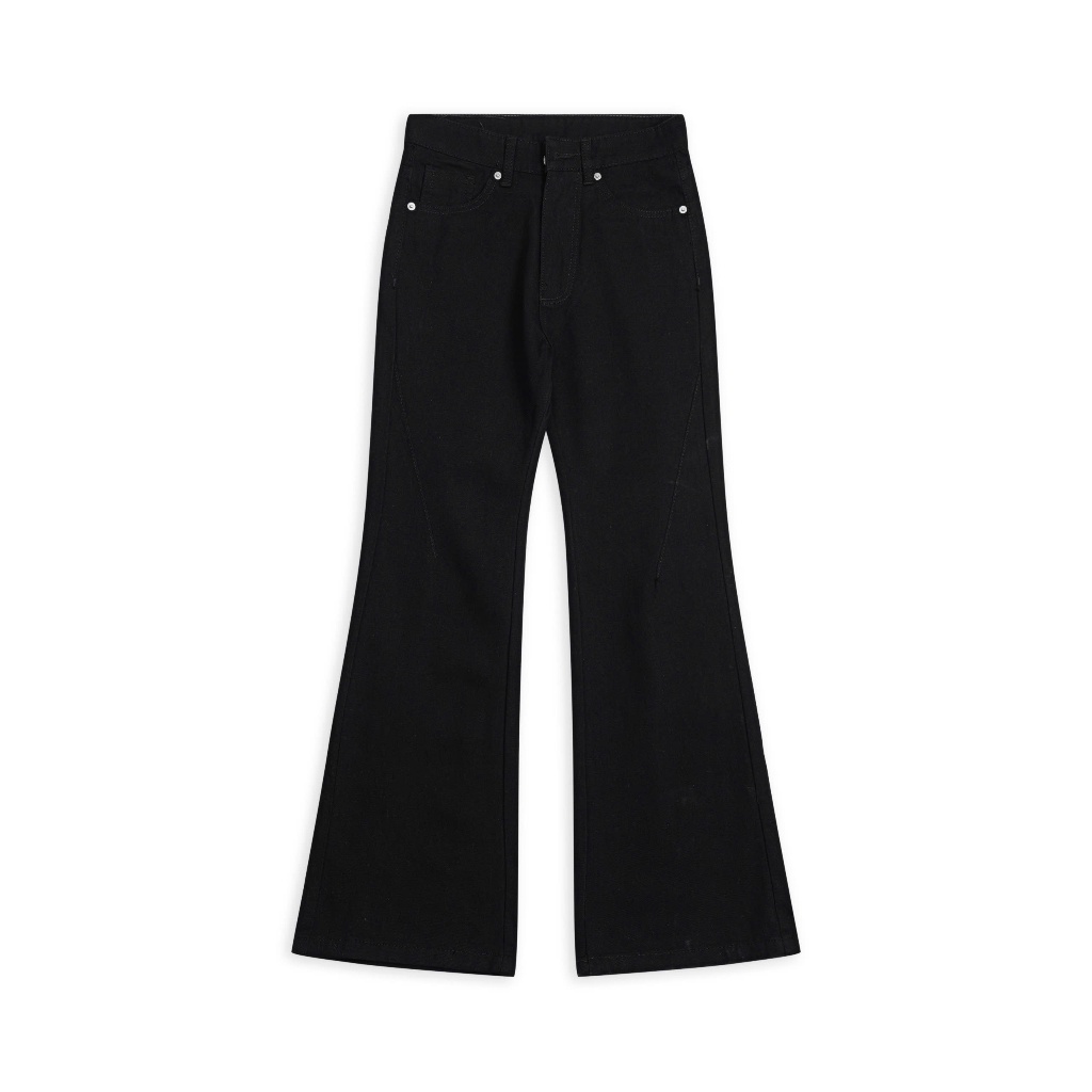 LOE BLACK FLARED JEANS WASH VER 1 - Quần jeans ống loe wash Whose Studio 1838 | BigBuy360 - bigbuy360.vn