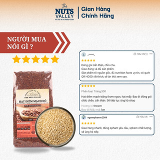 Hạt Diêm Mạch – Nguyên Chất, Giàu Protein, Eat Clean, Quinoa, The Nuts Valley 
