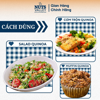 Hạt Diêm Mạch – Nguyên Chất, Giàu Protein, Eat Clean, Quinoa, The Nuts Valley 