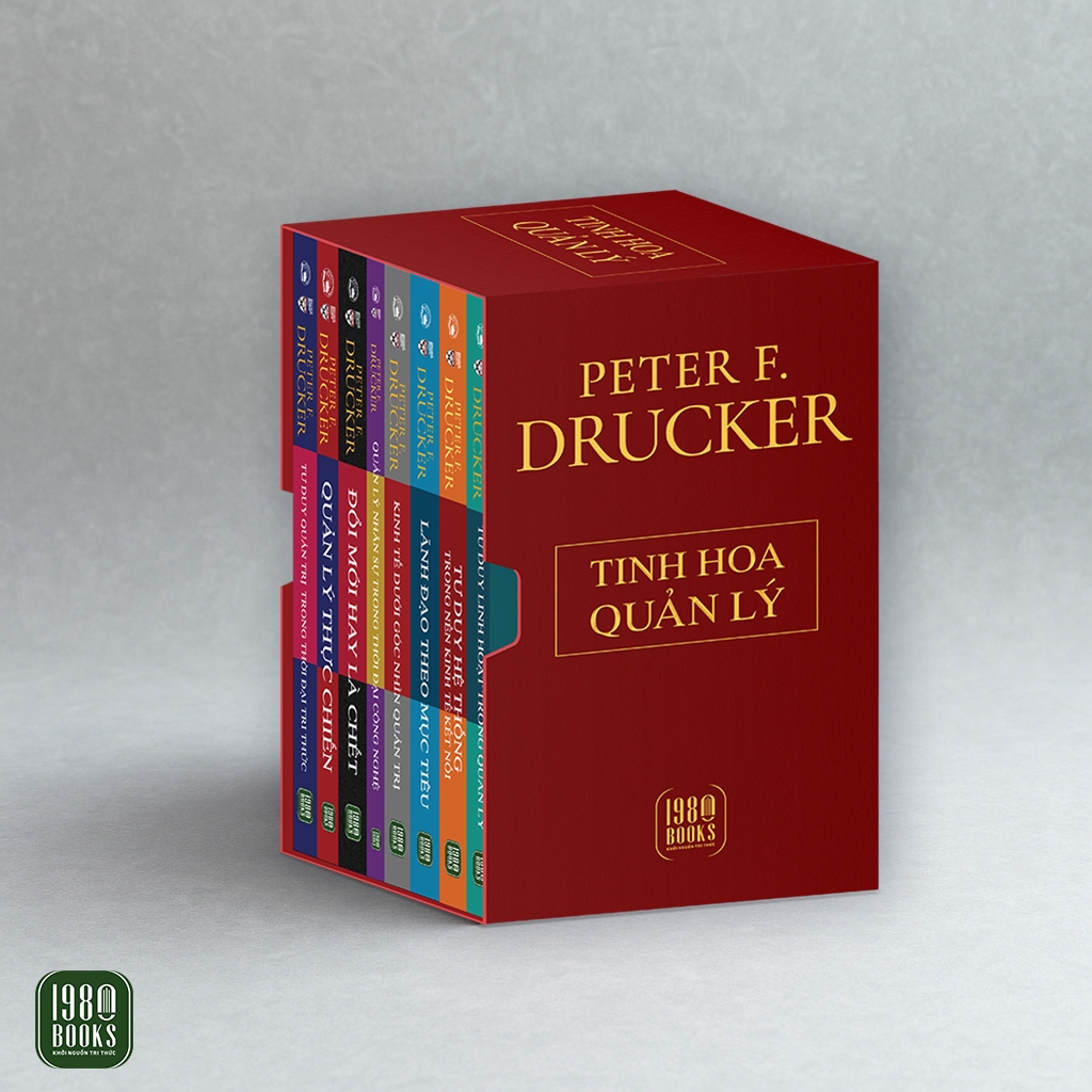 Sách - Boxset 8 cuốn Tinh Hoa Quản Lý - Tác giả Peter F. Drucker