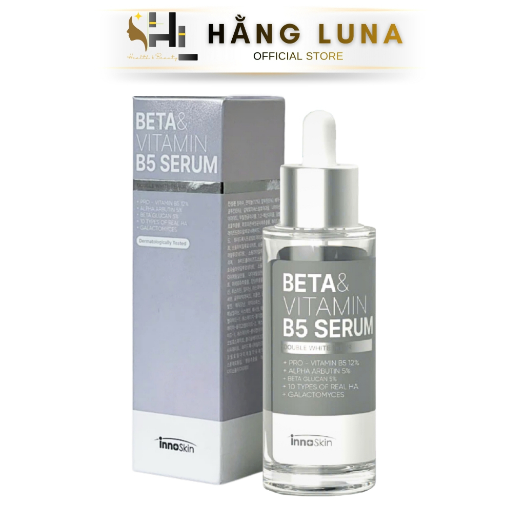 Serum B5 Innoskin Beta & Vitamin B5 Serum 50ml Hàn Quốc (Bản Mới) Tinh Chất B5 Hỗ Trợ Cấp Ẩm Làm Dịu