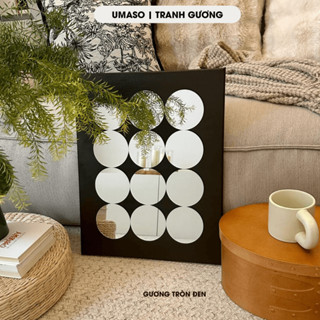 UMASO - Tranh Gương Decor Trang Trí Phòng Khách, Phòng Ngủ Phong Cách Hiện Đại Châu Âu