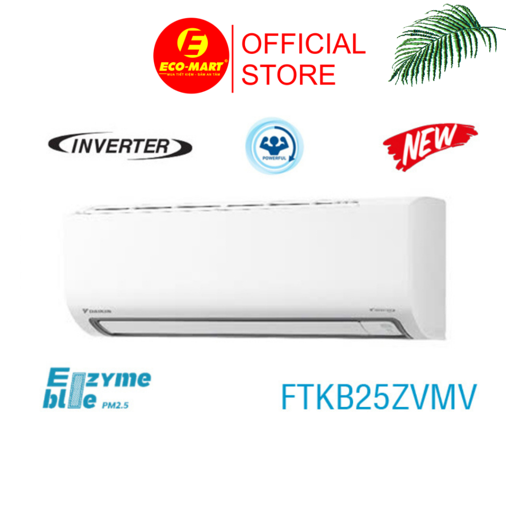 FTKB25ZVMV Điều hòa Daikin 1 chiều 2025, Inverter 9.000Btu FTKB25ZVMV ( Có lắp đặt hoàn thiện))