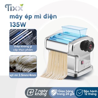 TIXX máy cán mì điện Máy cán mì điện 2dao 135W Noodle Maker máy cán mì sợi máy làm mì điện