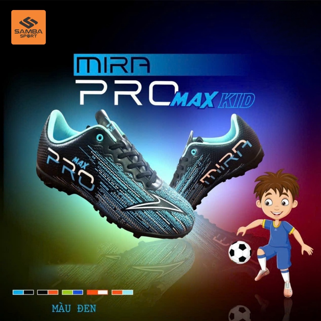 Giày Bóng Đá Trẻ Em Mira Pro Max – Êm Chân & Hỗ Trợ Tốc Độ