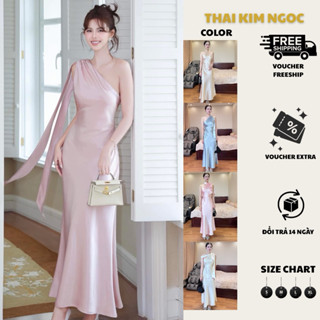  Đầm dự tiệc lụa băng 2 lớp sẵn mút sang trọng Katy Dress 