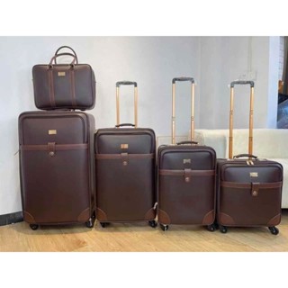  tặng thẻ tên vali da cao cấp size 18 20 24 29. vali vải phối da cao cấp 