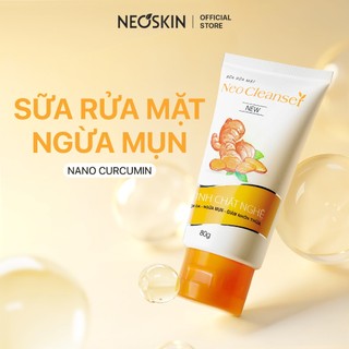  Sữa Rửa Mặt Nghệ Ngừa Mụn Giảm Dầu Làm Mờ Vết Thâm NEOCLEANSER Dành Cho Da Dầu Mụn 86gr  Tuýp  