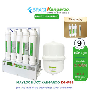 Máy Lọc Nước Kangaroo KGHP66, 9 Cấp Lọc Hydrogen - Công Suất 18Lit/h - Bảo Hành 2 Năm