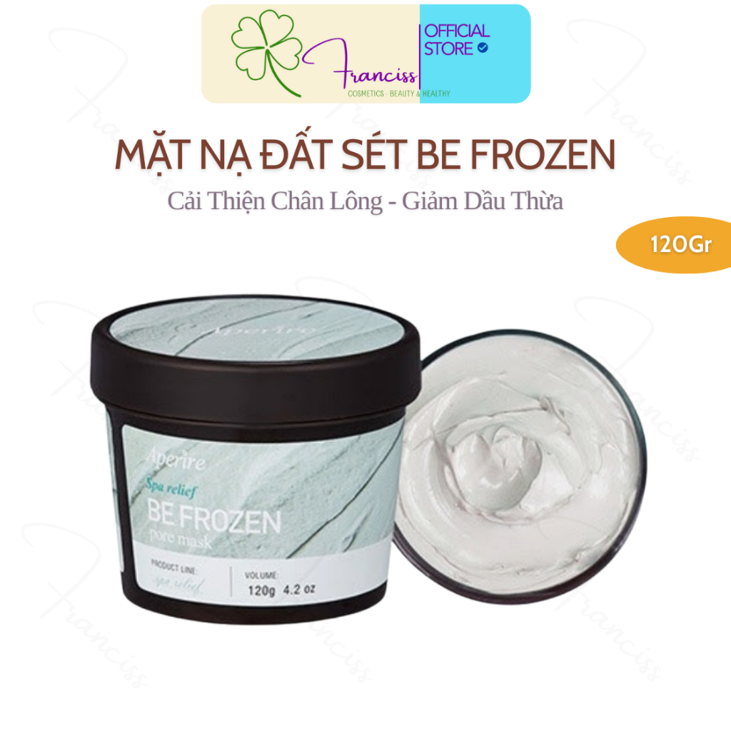 Mặt Nạ Đất Sét Băng Lạnh Aperire Be Frozen Pore Mask Nhỏ Lỗ Chân Lông Giảm Dầu Thừa 120Gr