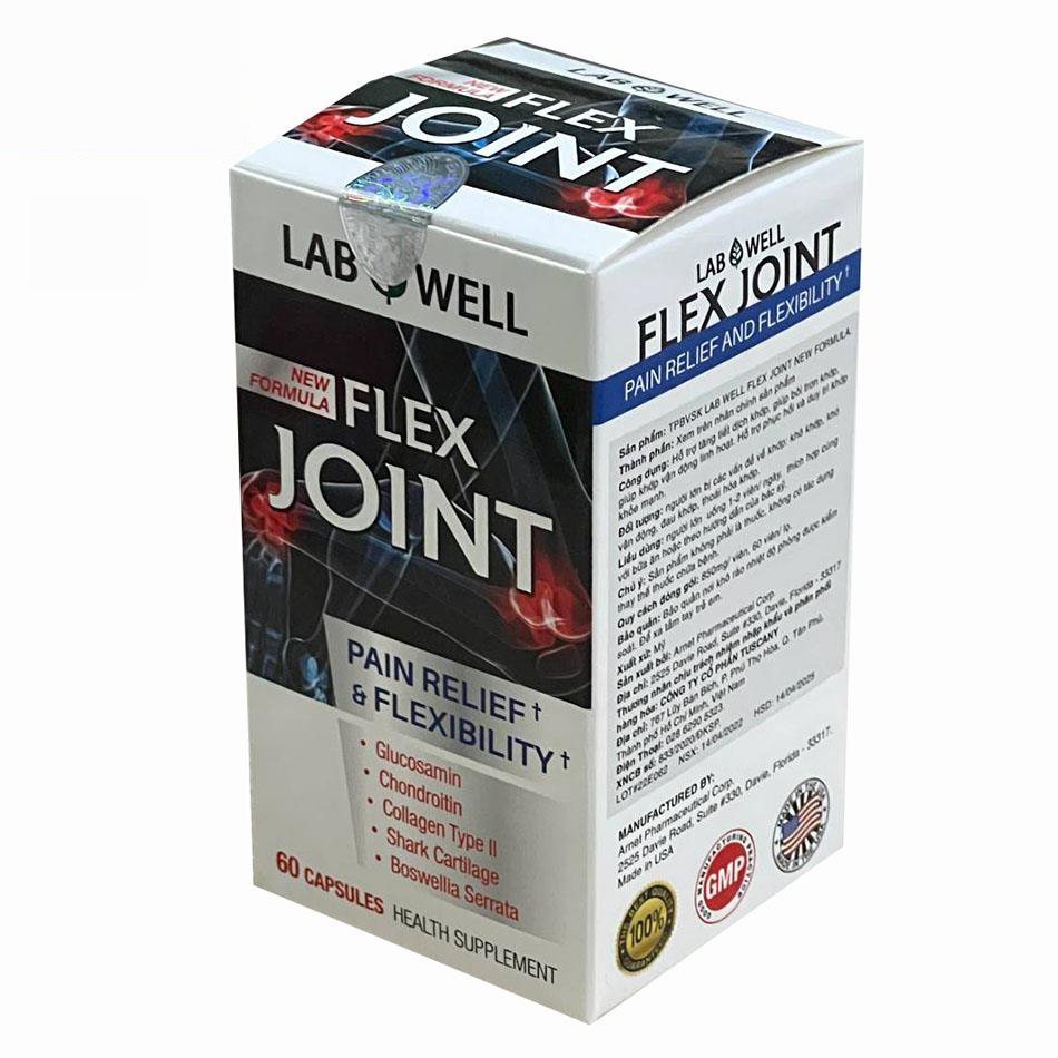 Flex Joint LabWell hỗ trợ giảm đau nhức khớp, tái tạo sụn khớp