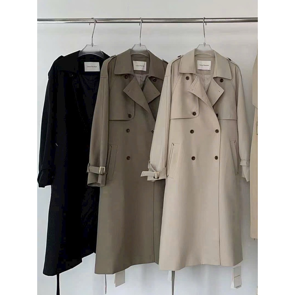 HYERI- Áo Mangto Dài 2 Lớp + Hàng QCCC 100%