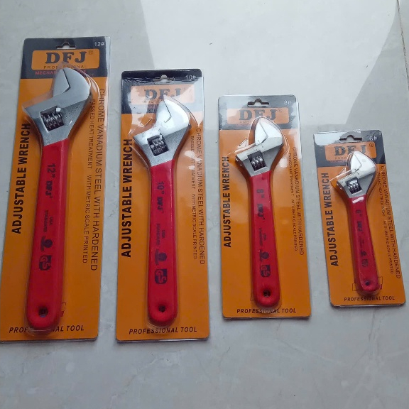 Mỏ Lết Cán Cao Su DFJ | Mỏ lết mini | Mỏ lết bọc nhựa đủ size từ 6 inch - 8 inch - 10 inch - 12 inch