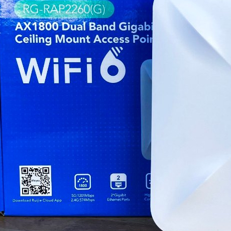 Bộ phát WiFi6 ốp trần RAP2260(G) 2260(G) 2260G LAN 1000M (Sp không kèm nguồn) (chính hãng)