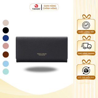 Ví Nữ Dài Cầm Tay PERFECT FOR YOU Đựng Tiền Nhiều Ngăn Da Xước Cao Cấp Siêu Bền PFY31 - Tukado