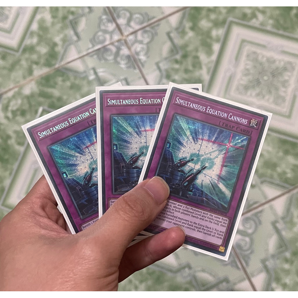 Ada Yugioh Shop [TCG-UK] Playset 3x Simultaneous Equation Cannons - MP25-EN076 - Prismatic Secret