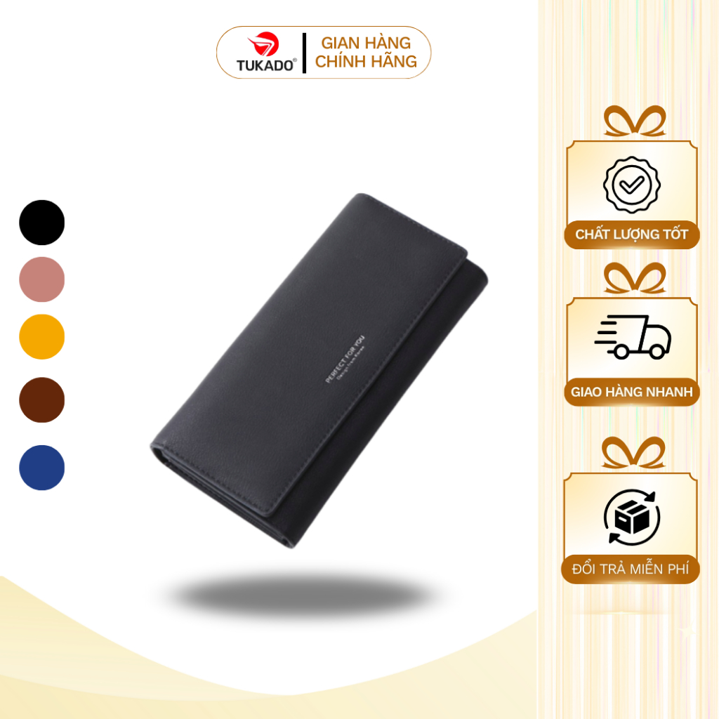 Ví Nữ Dài Cầm Tay PERFECT FOR YOU Chất Da Cao Cấp Cực Đẹp Nhiều Ngăn Tiện Dụng PFY02