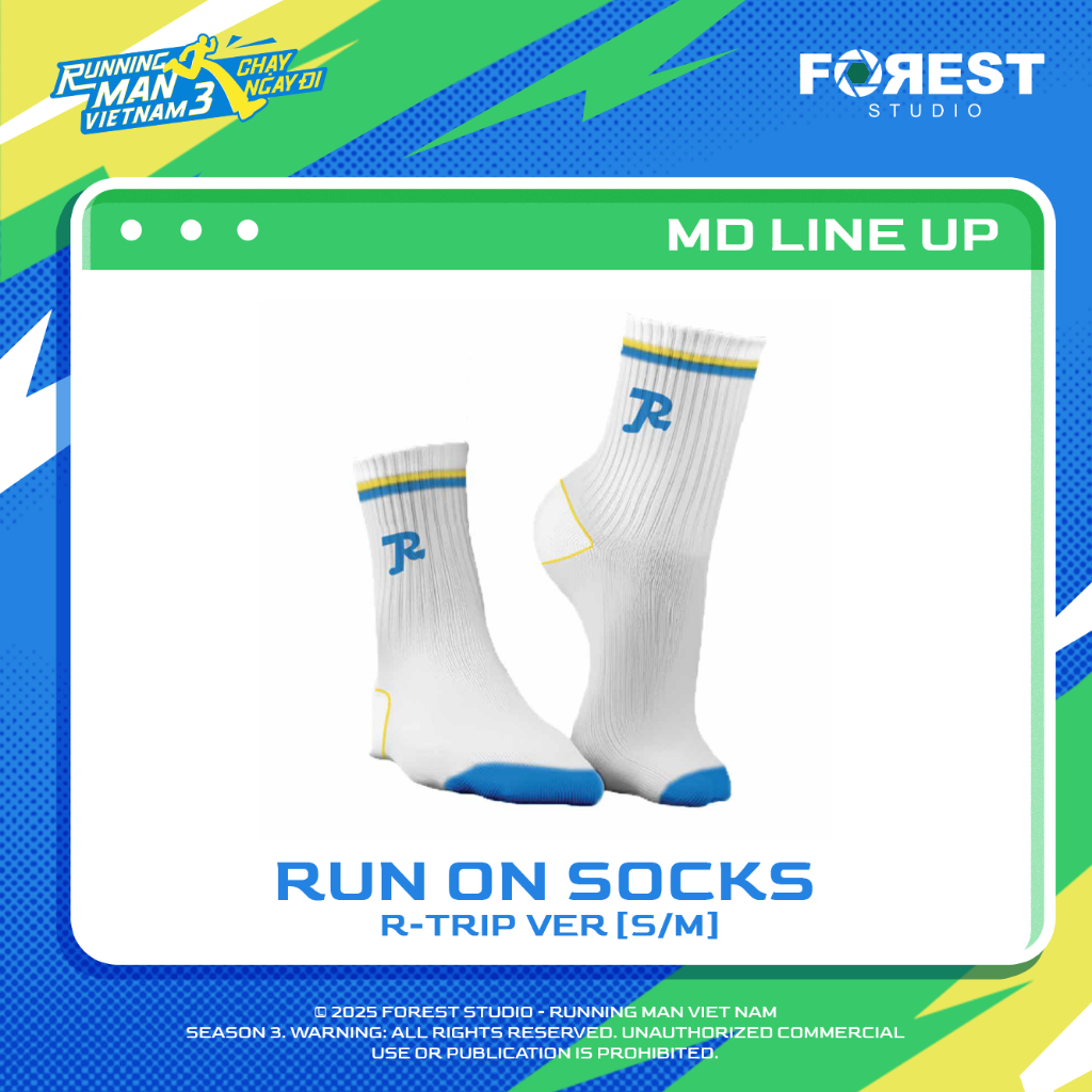 Tất Vớ Running Man Vietnam 3 | Run On Socks | FOREST COLLECTIVE