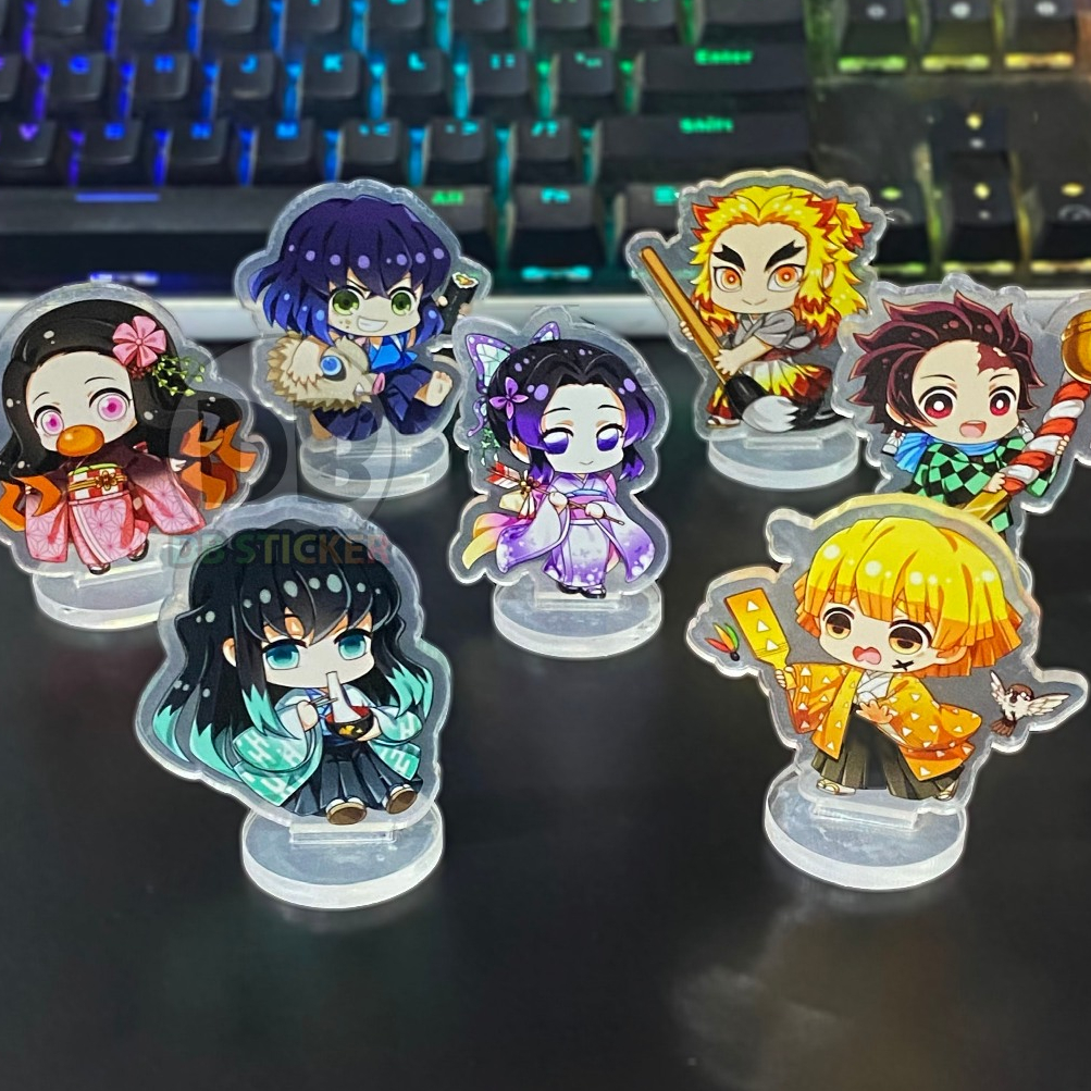 [6CM] Mô hình Kimetsu no Yaiba standee Demon Slayer Muichiro Tomioka Giyu tranh kính acrylic anime