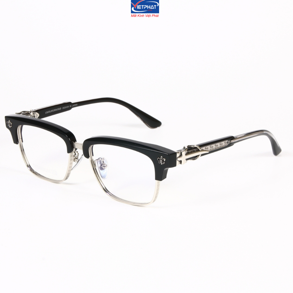 Gọng kính VietPhat Eyewear Chrome-Hearth CH8206