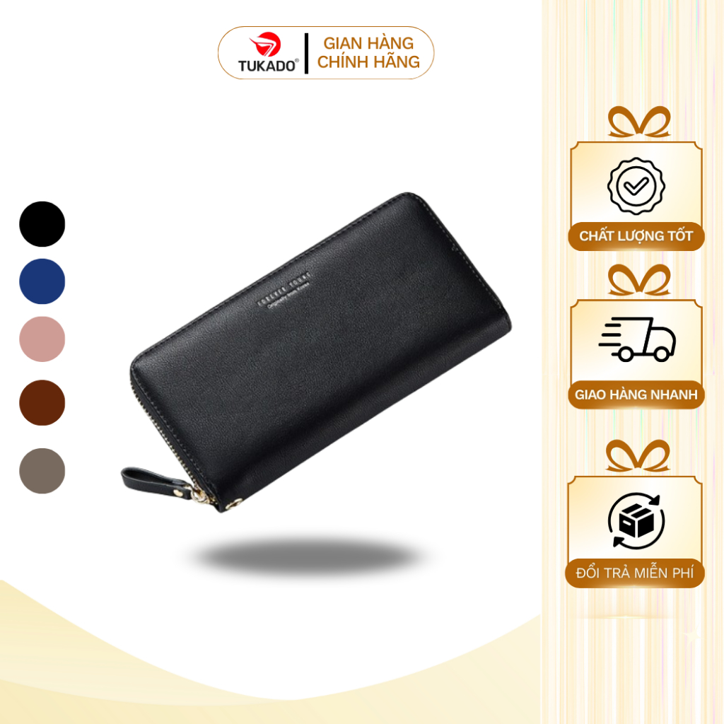 Ví Nữ Dài Cầm Tay FOREVER YOUNG Phong Cách Hàn Quốc Siêu Đẹp Nhiều Ngăn Tiện Dụng PFY08 - Tukado