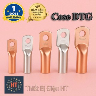 Đầu Cose DTG – Cos Đồng Nguyên Chất, Dày, Ống dài, Bền, Dẫn Điện Tốt