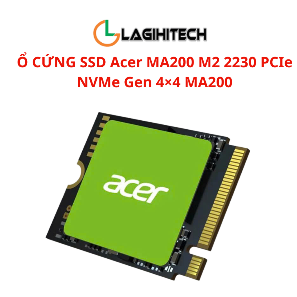 Ổ Cứng SSD Acer MA200 512GB / 1TB M2 2230 PCIe NVMe Gen 4×4 - Bảo Hành 36 Tháng | BigBuy360 - bigbuy360.vn