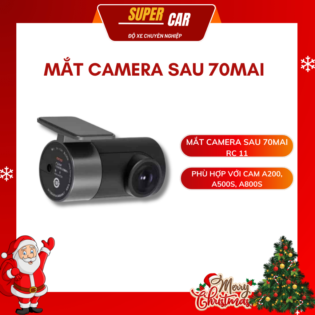 Mắt Camera Sau Của 70Mai A200 Và A500S  Camera sau 70mai Bản Quốc Tế Siêu Nét