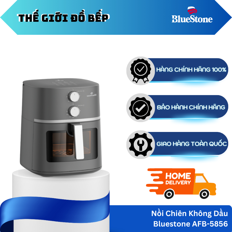 Nồi Chiên Không Dầu BlueStone AFB-5856 7L – Hợp Kim Nhôm Phủ Chống Dính – TGB