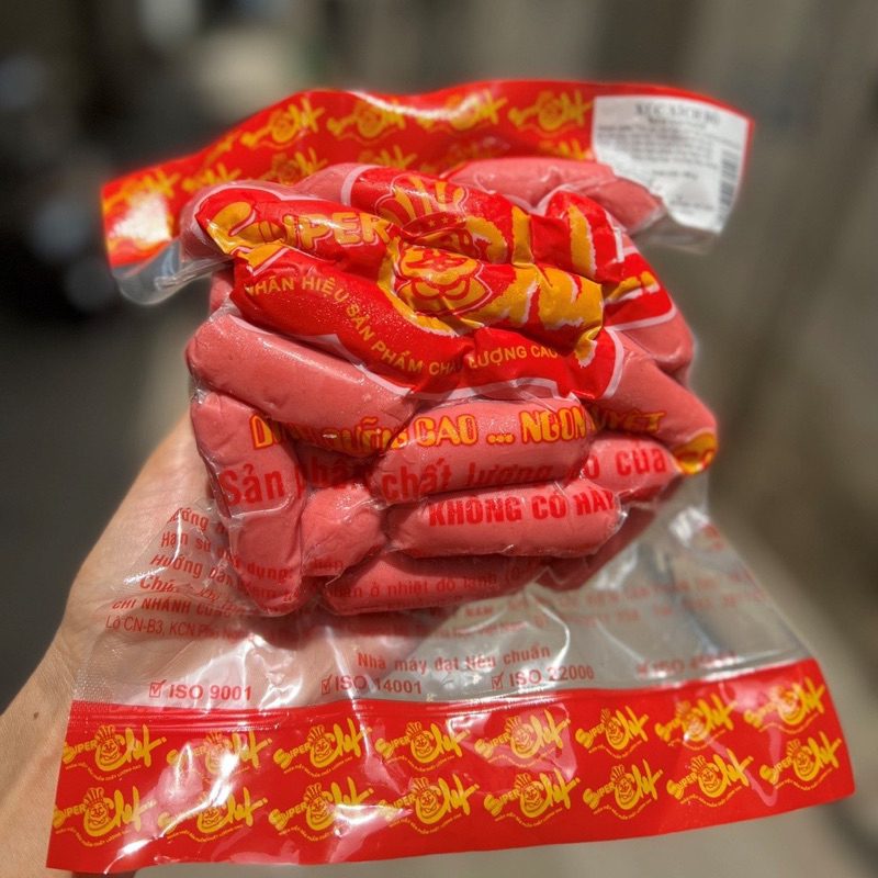 XÚC XÍCH RỐI ĐỎ CP - ĐỒ ĂN VẶT CHẾ BIẾN NHANH, THẢ LẨU, XIÊN QUE TIỆN LỢI