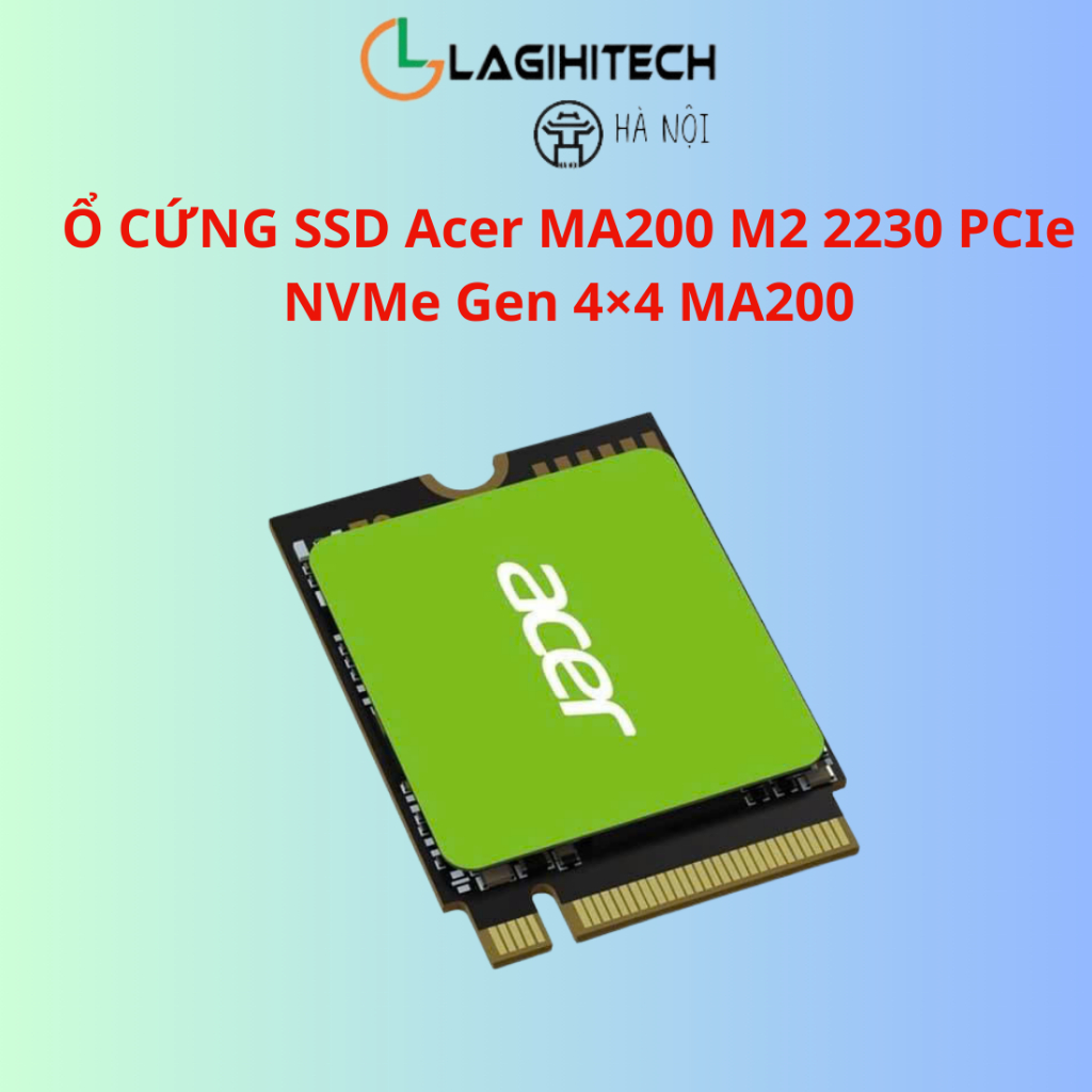 Ổ Cứng SSD Acer MA200 512GB / 1TB M2 2230 PCIe NVMe Gen 4×4 - Bảo Hành 36 Tháng