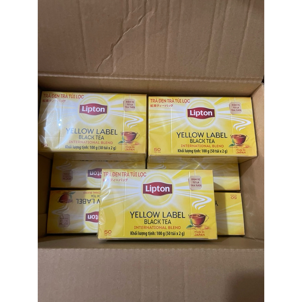 Lipton Trà Đen Nhãn Vàng Nhật Bản(50túi/2g)