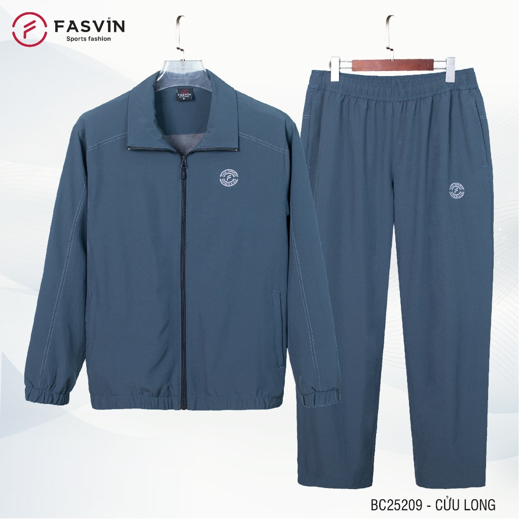 Bộ Quần Áo Gió Nam BIG SIZE FASVIN BC25209.HN Vải Gió Chun 02 Lớp Lót Vải Thun Mềm Mại Ám Áp