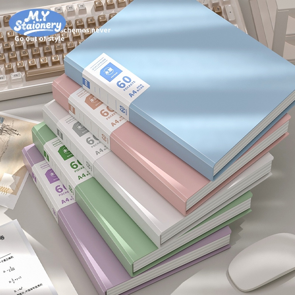 File Lá A4 MUYUAN 30/60 Lá – Tệp Đựng Tài Liệu Nhựa PP Cao Cấp