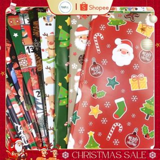  “COMBO 10TỜ” NOEL-GIẤY GÓI QUÀ NOEL LOẠI DÀY ĐẸP GIẤY BỌC QUÀ NOEN GIẤY BỌC QUÀ 