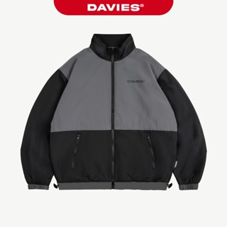  Áo khoác dù nam nữ form rộng DAVIES thân áo phối xám độc đáo Charcoal Jacket local brand | D31-AK4 
