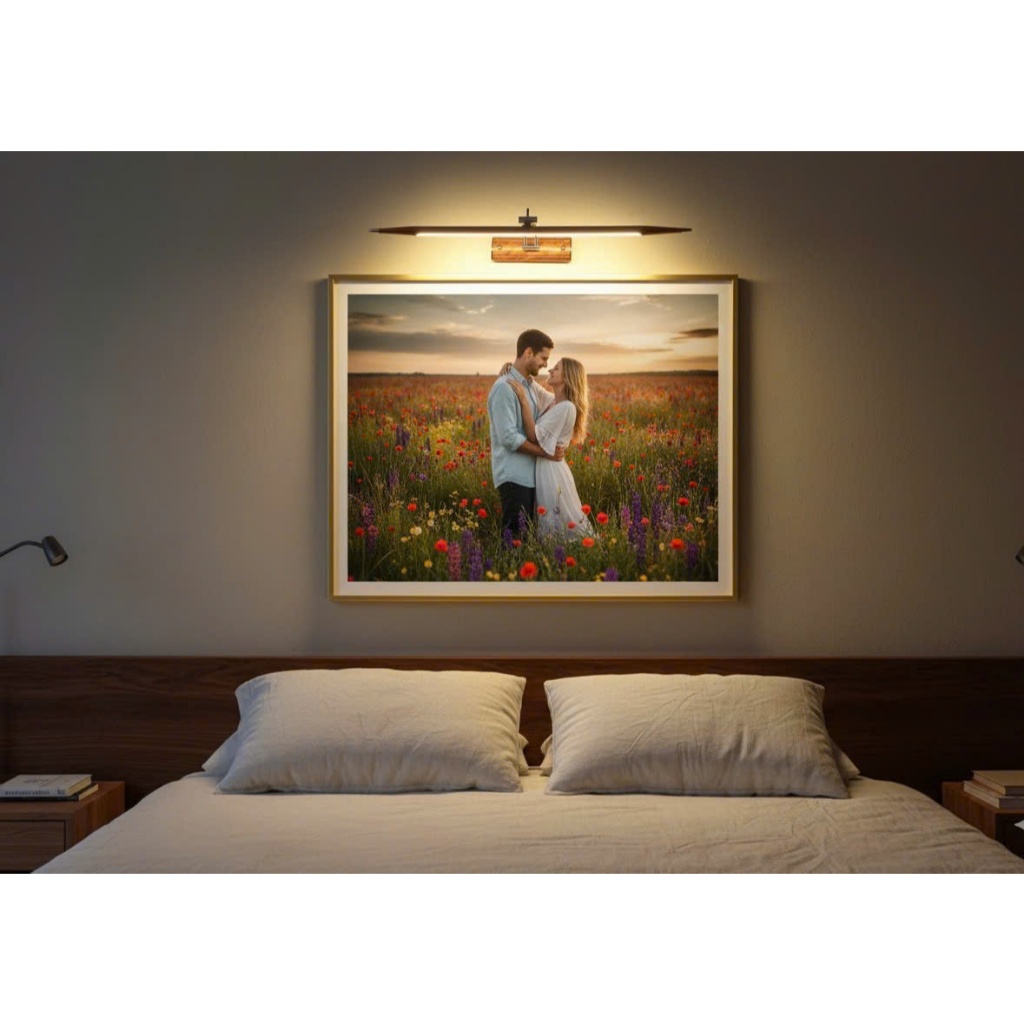 Đèn Soi Tranh -DD60- đèn hắt gương -đèn hắt ảnh - đèn hắt tranh-đèn hắt gương