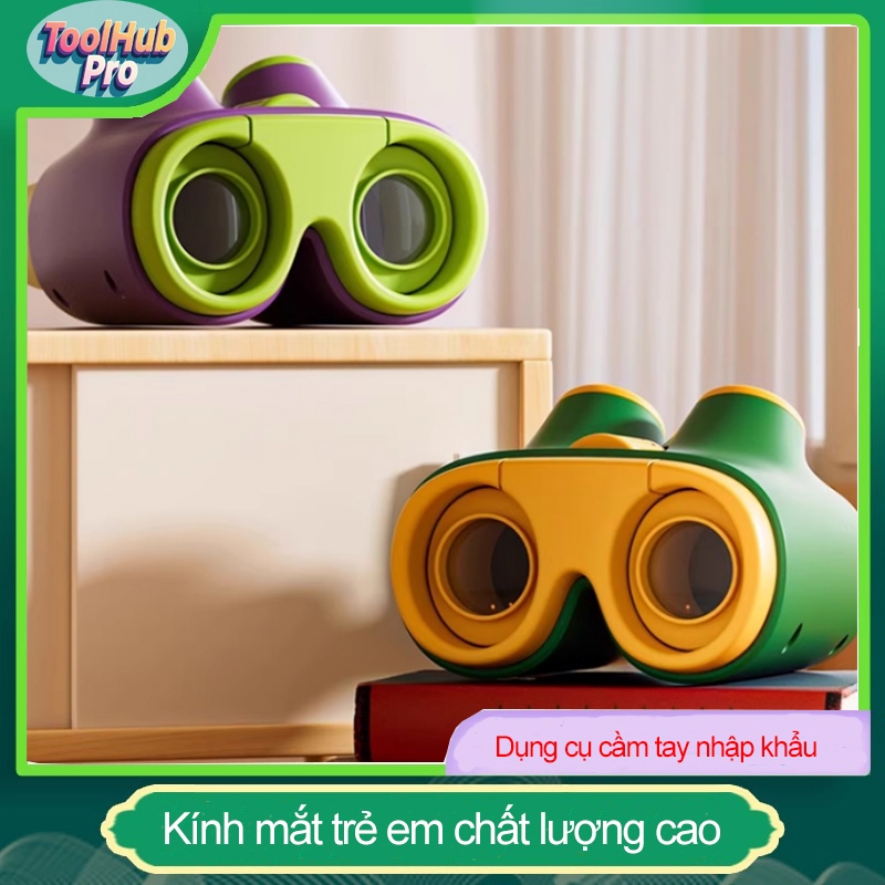 Đồ chơi cho bé trai bé gái từ 3-12 tuổi, Ống nhòm cho trẻ em độ phân giải cao 8x30,khám phá
