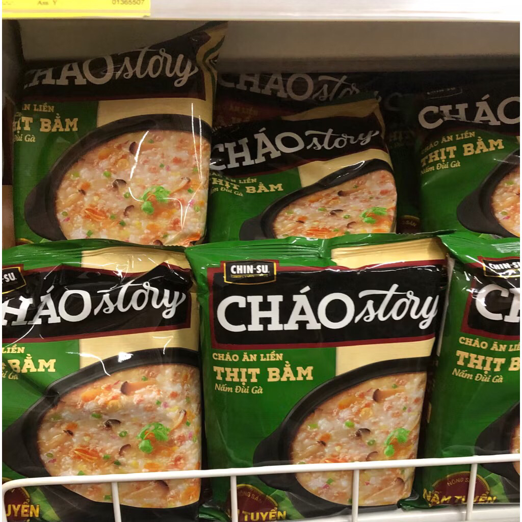 (Combo 20 gói cháo ăn liền STORY CHINSU vị thịt băm/ cá hồi