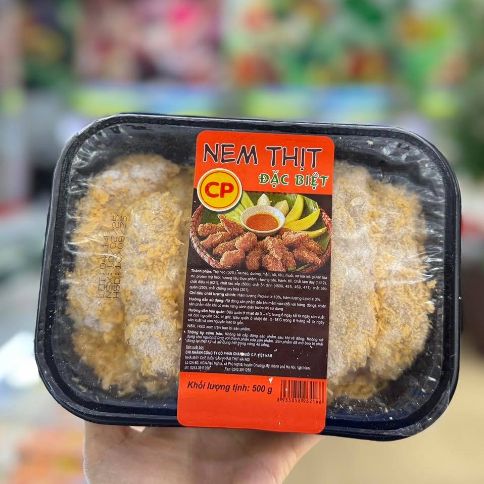 Nem chua rán - nem thịt đặc biệt CP - 500gr ship hỏa tốc Hà Nội