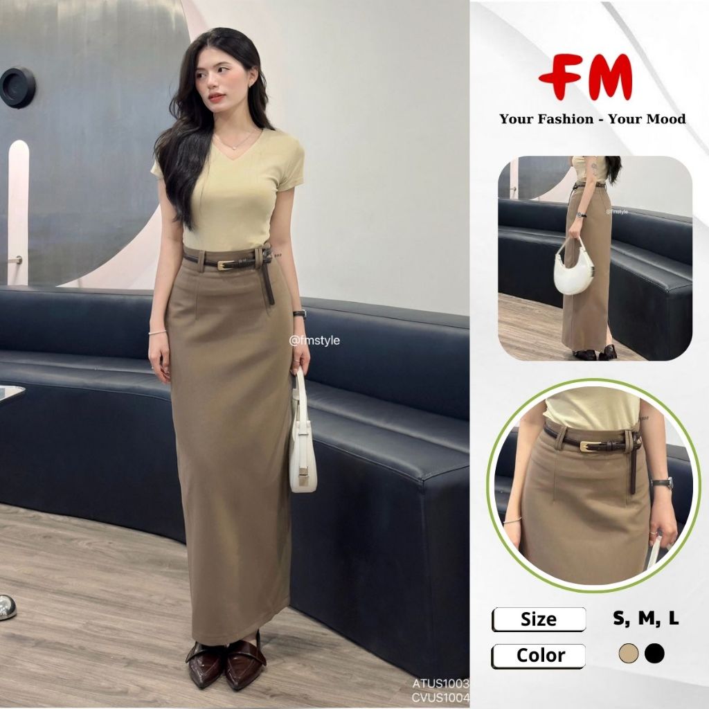 Chân Váy Dáng Suông Nữ FMSTYLE SHOP - Thời Trang Công Sở, Form Đẹp Tôn Dáng 25030364
